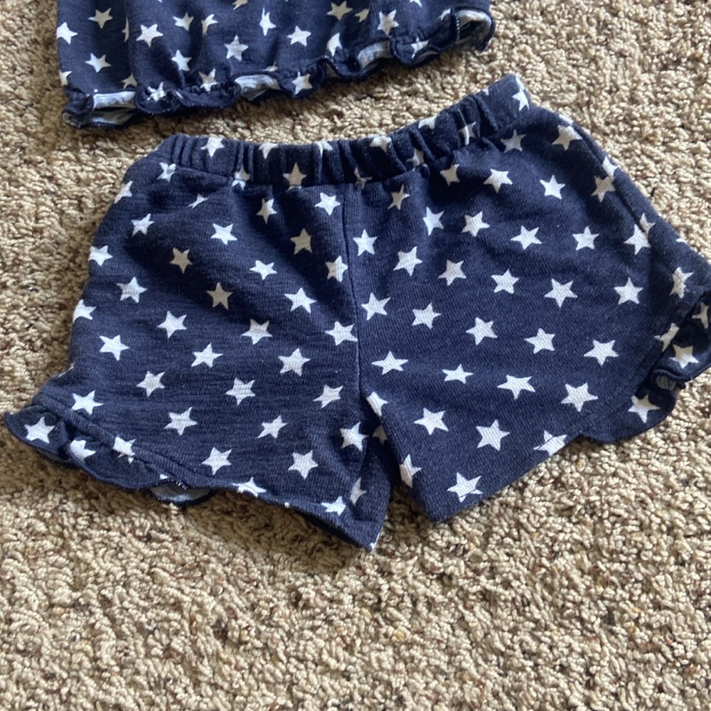 Old Navy Girls Outfit - Stars - Size 4T - Picture 3 of 4